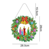 5D diamond painting Decoration Glowing Wreath - Hibah-Diamond painting art studio