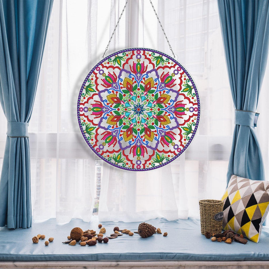 5D diamond painting Decoration Glowing Wreath - Hibah-Diamond painting art studio