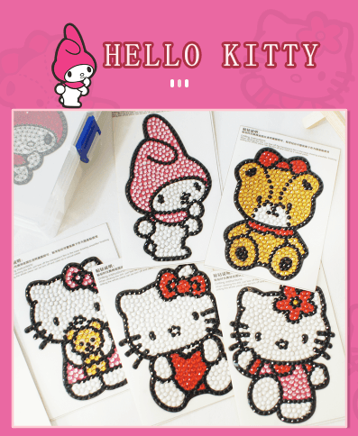 Hello Kitty Mermaid - 5D Diamond Painting - DiamondByNumbers - Diamond  Painting art