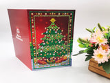5D DIY Diamond Painting Christmas Greeting Card Xmas Gift (4 pcs) - Hibah-Diamond painting art studio