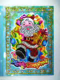 5D DIY Diamond Painting Christmas Greeting Card Xmas Gift (4 pcs) - Hibah-Diamond painting art studio