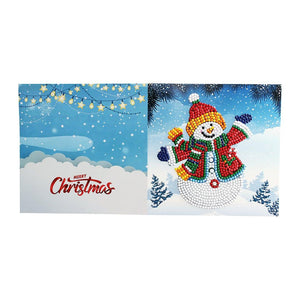 5D DIY Diamond Painting Christmas Greeting Card Xmas Gift (8 pcs) - Hibah-Diamond painting art studio