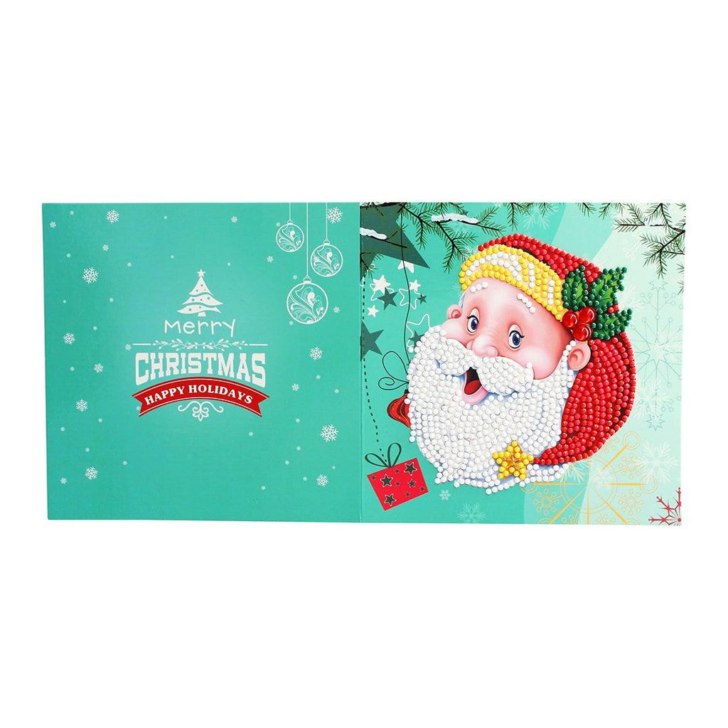 5D DIY Diamond Painting Christmas Greeting Card Xmas Gift (8 pcs) - Hibah-Diamond painting art studio