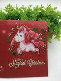 5D DIY Diamond Painting Christmas Greeting Card Xmas Gift (8 pcs) - Hibah-Diamond painting art studio