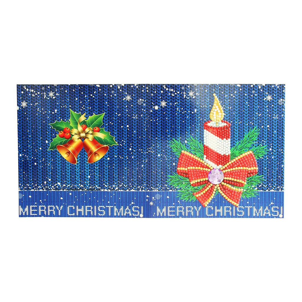 5D DIY Diamond Painting Christmas Greeting Card Xmas Gift (8 pcs) - Hibah-Diamond painting art studio
