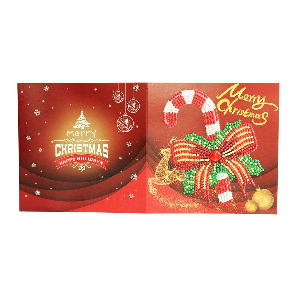 5D DIY Diamond Painting Christmas Greeting Card Xmas Gift (8 pcs) - Hibah-Diamond painting art studio