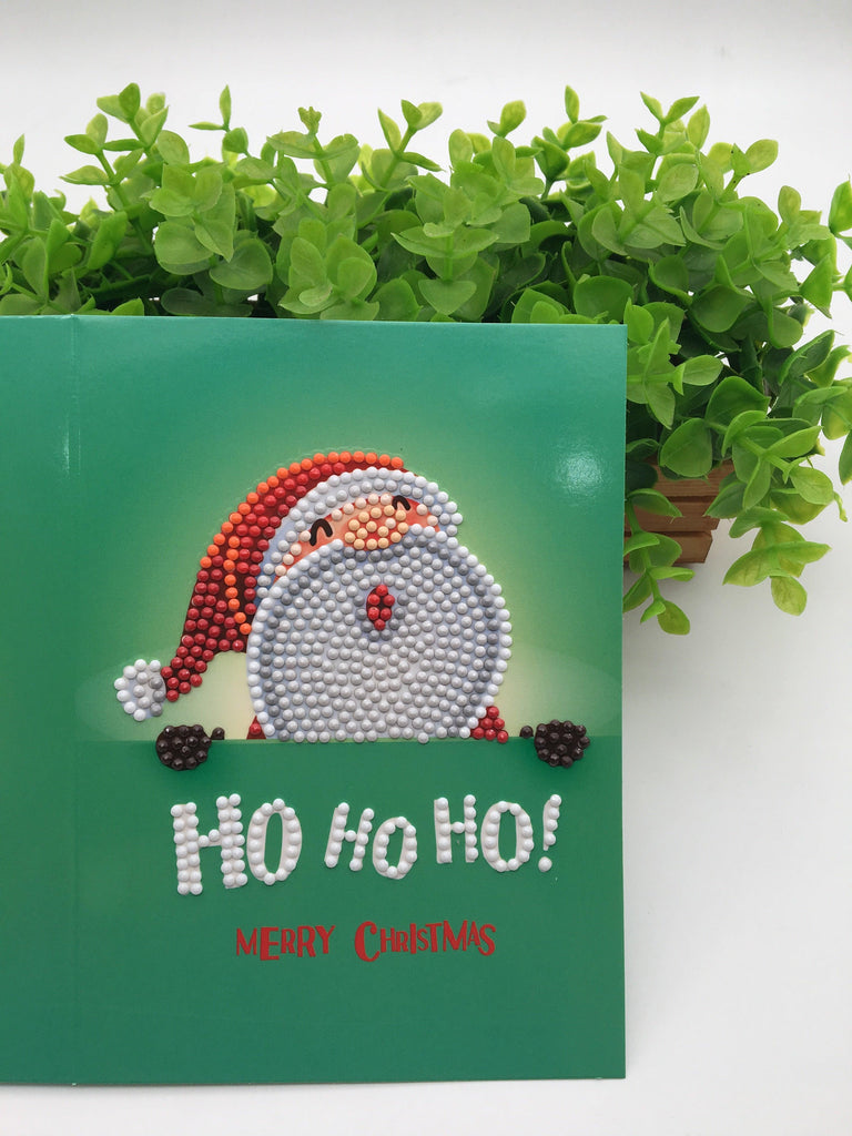 5D DIY Diamond Painting Christmas Greeting Card Xmas Gift (8 pcs) - Hibah-Diamond painting art studio