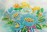 5D DIY Diamond Painting Greeting Card - Flowers and birds (6 pcs) - Hibah-Diamond painting art studio