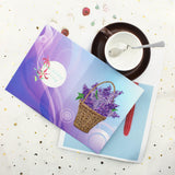 5D DIY Diamond Painting Greeting Card - Flowers and birds (6 pcs) - Hibah-Diamond painting art studio