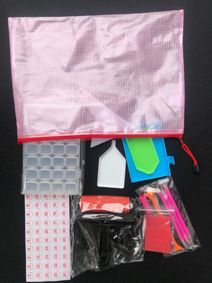 5D DIY Diamond Painting Tool - Complete tool kit - Hibah-Diamond painting art studio