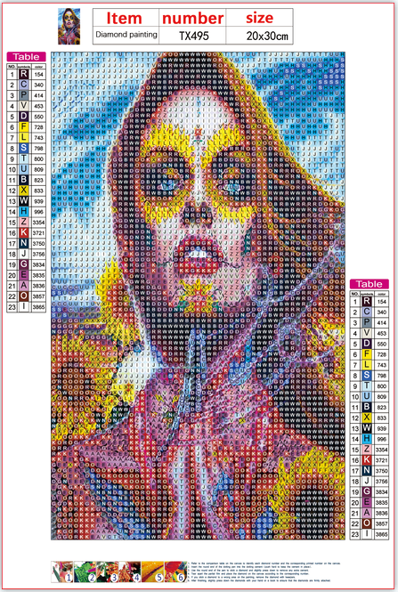 Full Diamond Painting kit - Halloween girl