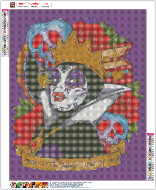 Full Diamond Painting kit - Cartoon halloween