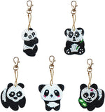 DIY Diamond Painting Keychain - Panda keychain