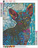 Full Diamond Painting kit - Cat