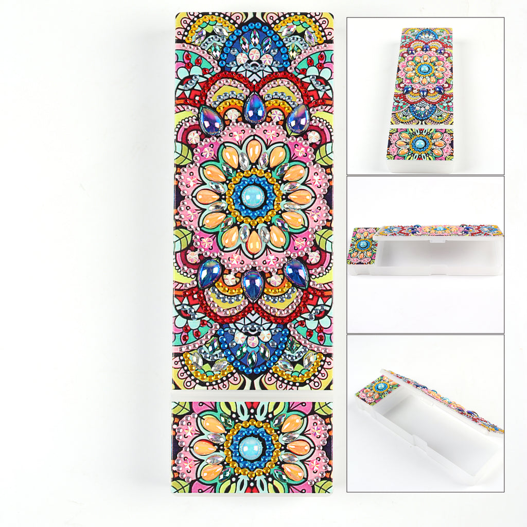 DIY Diamond Painting Stationery box | 2 Grids Mandala
