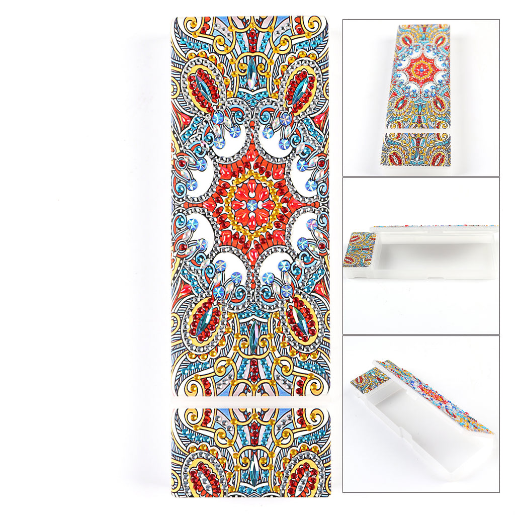 DIY Diamond Painting Stationery box | 2 Grids Mandala