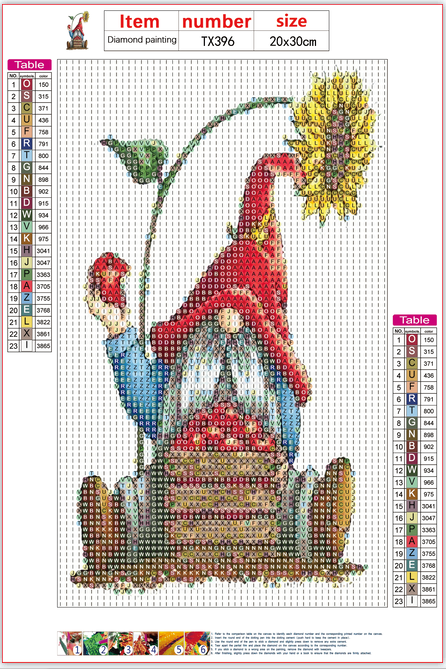 Full Diamond Painting kit - Christmas goblin midget
