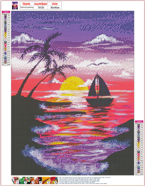 Full Diamond Painting kit - Beautiful sea landscape