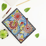 DIY Diamond Painting Notebook - Flower (With lines)