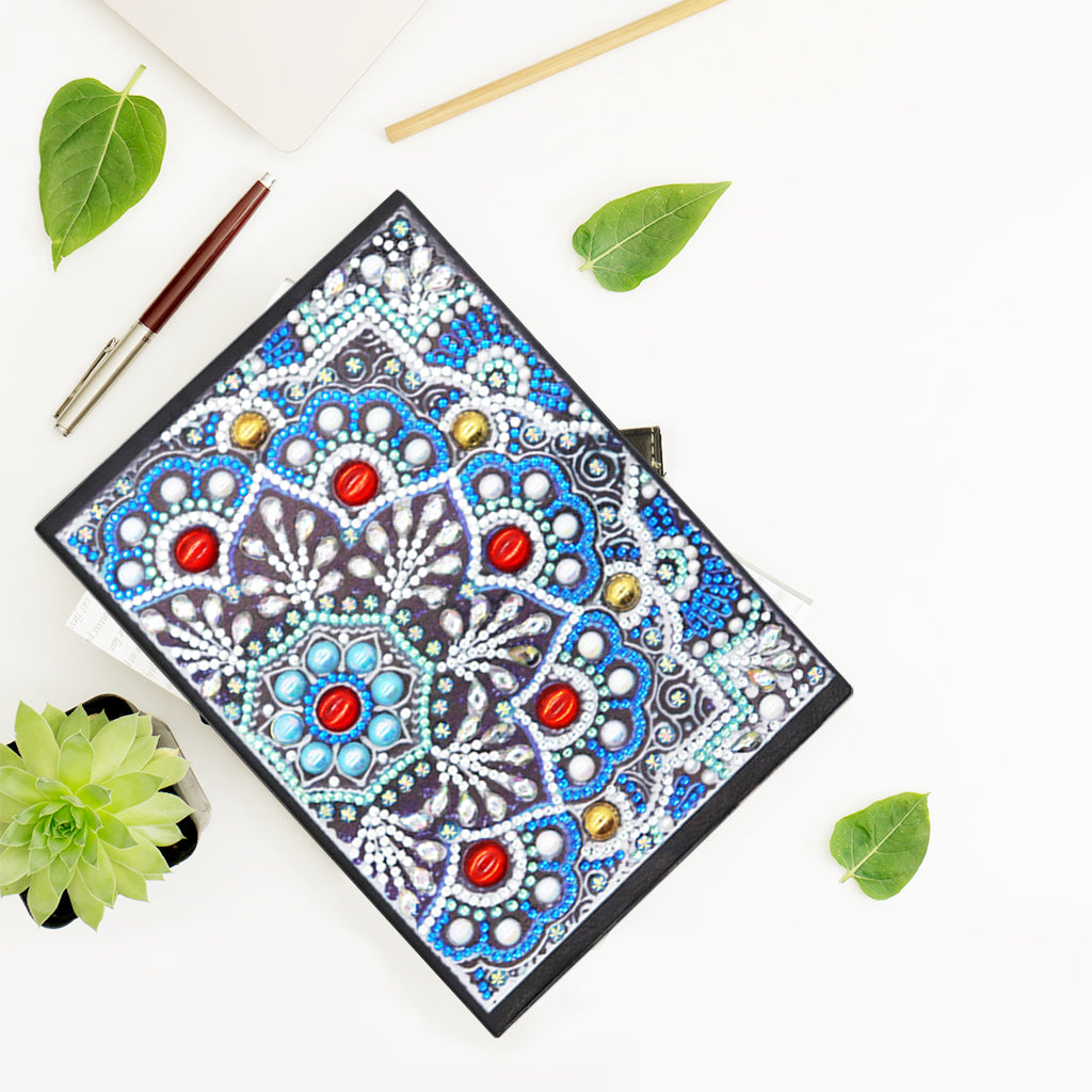 DIY Diamond Painting Notebook - Mandala (No lines)