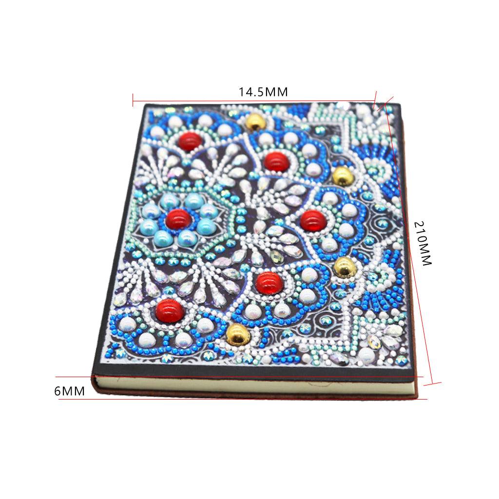 DIY Diamond Painting Notebook - Mandala (No lines)