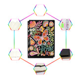 DIY Diamond Painting Notebook - Spread joy (No lines)