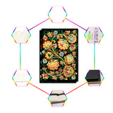 DIY Diamond Painting Notebook - Flower (No lines)