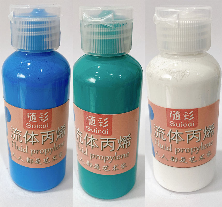 Fluid painting Popobe bear