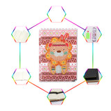 DIY Diamond Painting Notebook - Lion (No lines)
