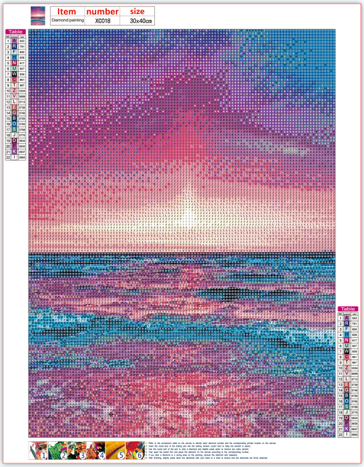 Full Diamond Painting kit - Beautiful sea view