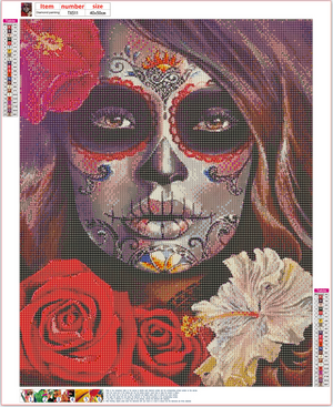 Full Diamond Painting kit - Halloween lady