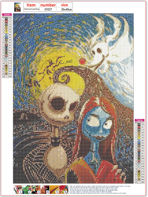 Full Diamond Painting kit - The Nightmare Before Christmas