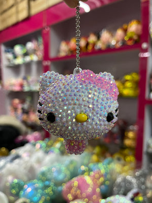 DIY Hello Kitty and Doraemon tape ruler Keychain  (with glue tools)