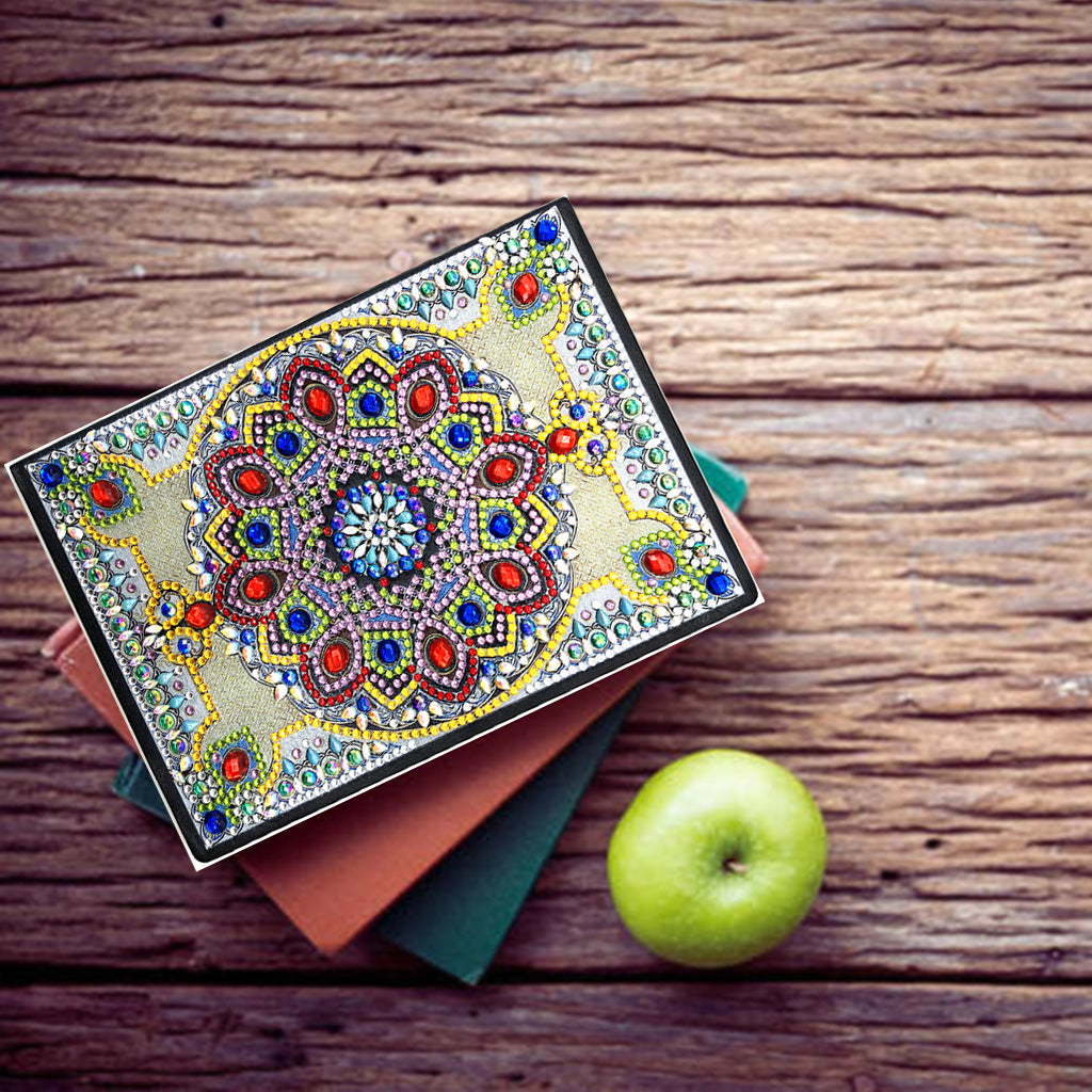 DIY Diamond Painting Notebook - Mandala (No lines)