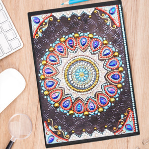 DIY Diamond Painting Notebook - Mandala (No lines)
