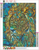Full Diamond Painting kit - Lion