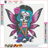 Full Diamond Painting kit - Halloween elf