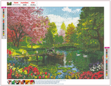 Full Diamond Painting kit - Beautiful park view
