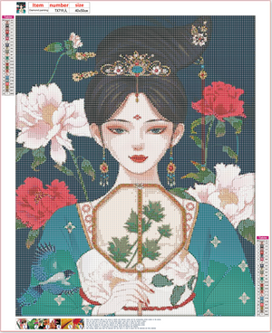 Full Diamond Painting kit - Classical beautiful woman
