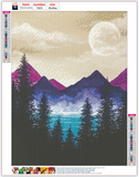 Full Diamond Painting kit - Beautiful mountain stream