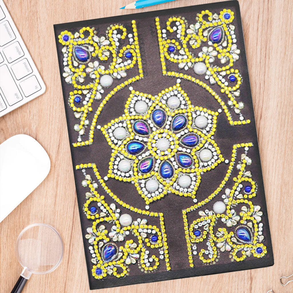 DIY Diamond Painting Notebook - Mandala (No lines)