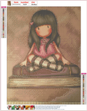 Full Diamond Painting kit - Gorjuss girl