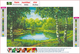 Full Diamond Painting kit - Verdant woods