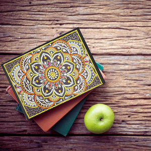 DIY Diamond Painting Notebook - Flower (No lines)