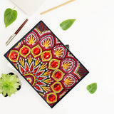 DIY Diamond Painting Notebook - Half mandala (No lines)
