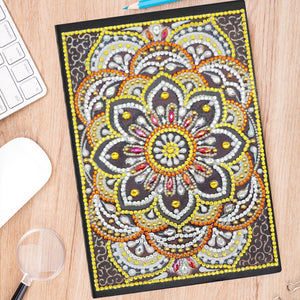 DIY Diamond Painting Notebook - Flower (No lines)