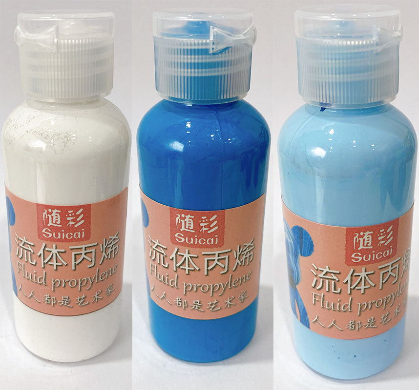 Fluid painting Popobe bear