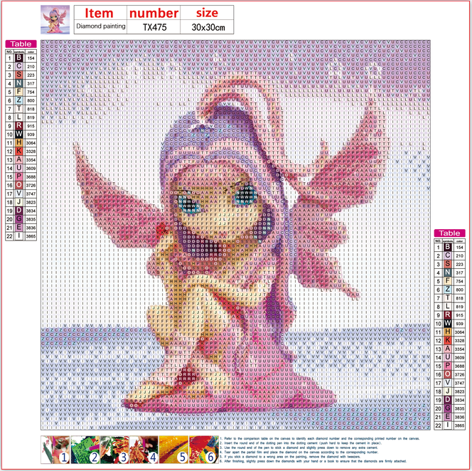 Full Diamond Painting kit - Pretty elf