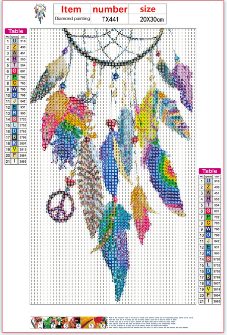 Full Diamond Painting kit - Wind chime