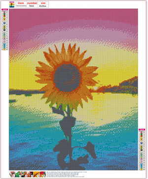 Full Diamond Painting kit - Sunflower